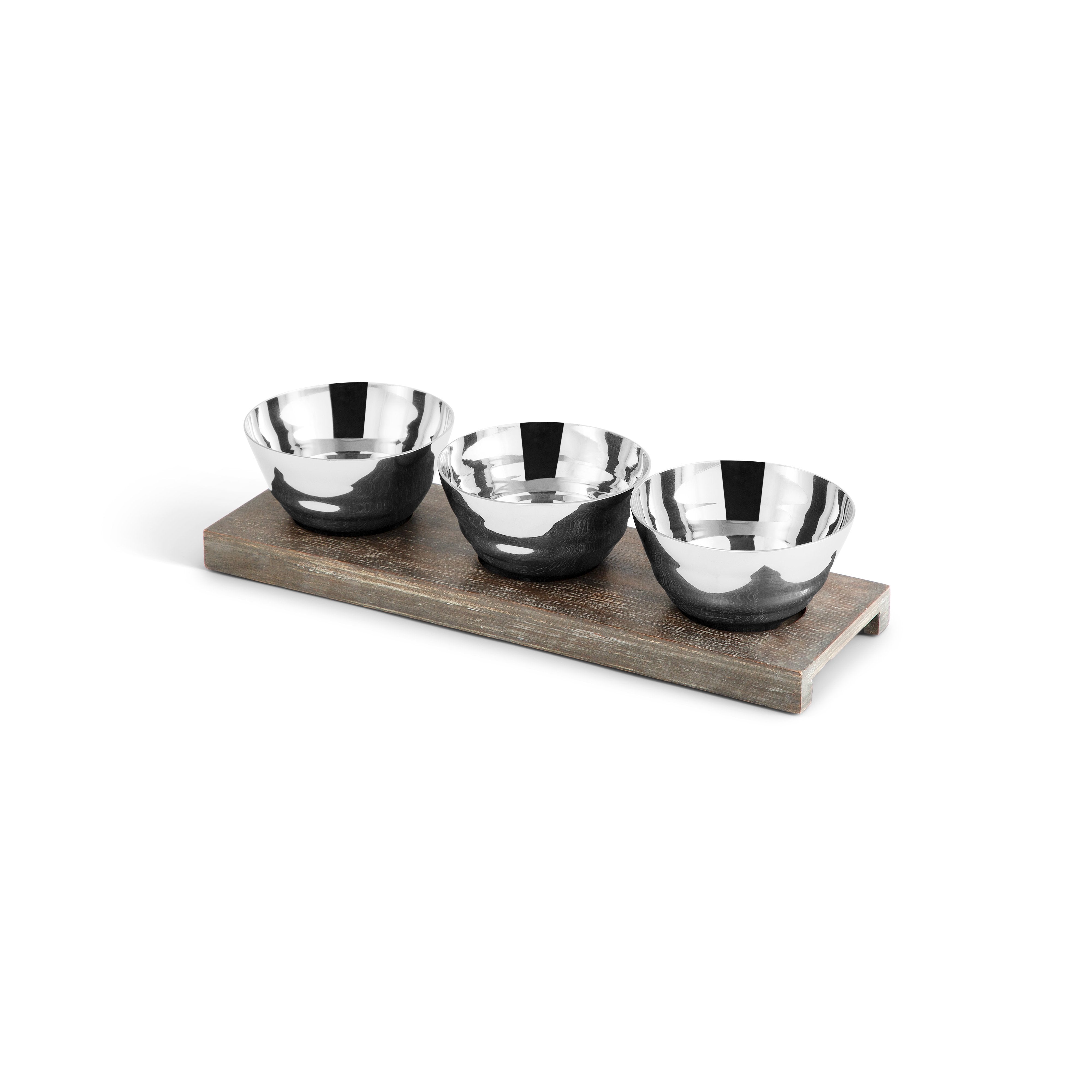 Michael Aram Ripple Effect Triple Bowl Set