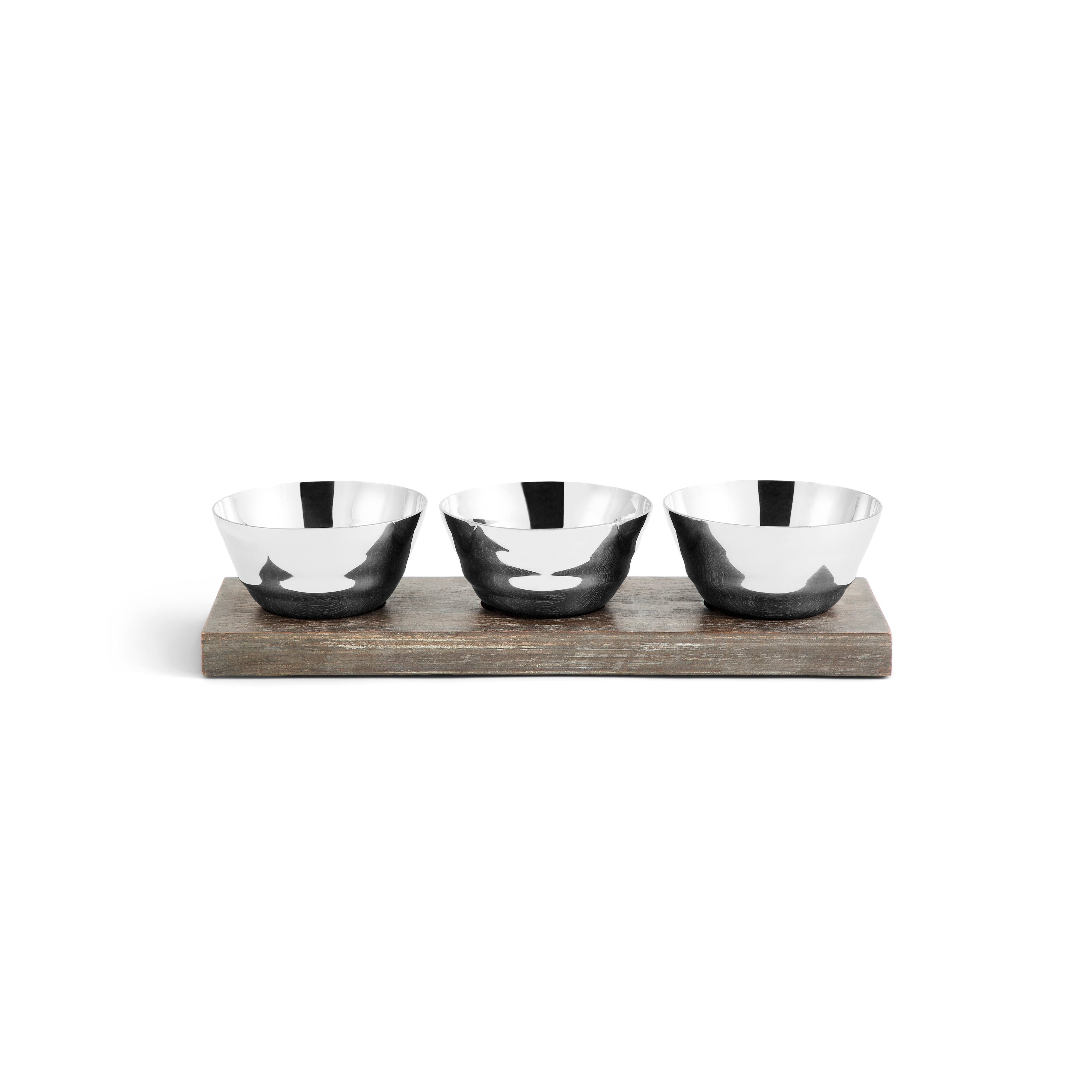 Michael Aram Ripple Effect Triple Bowl Set