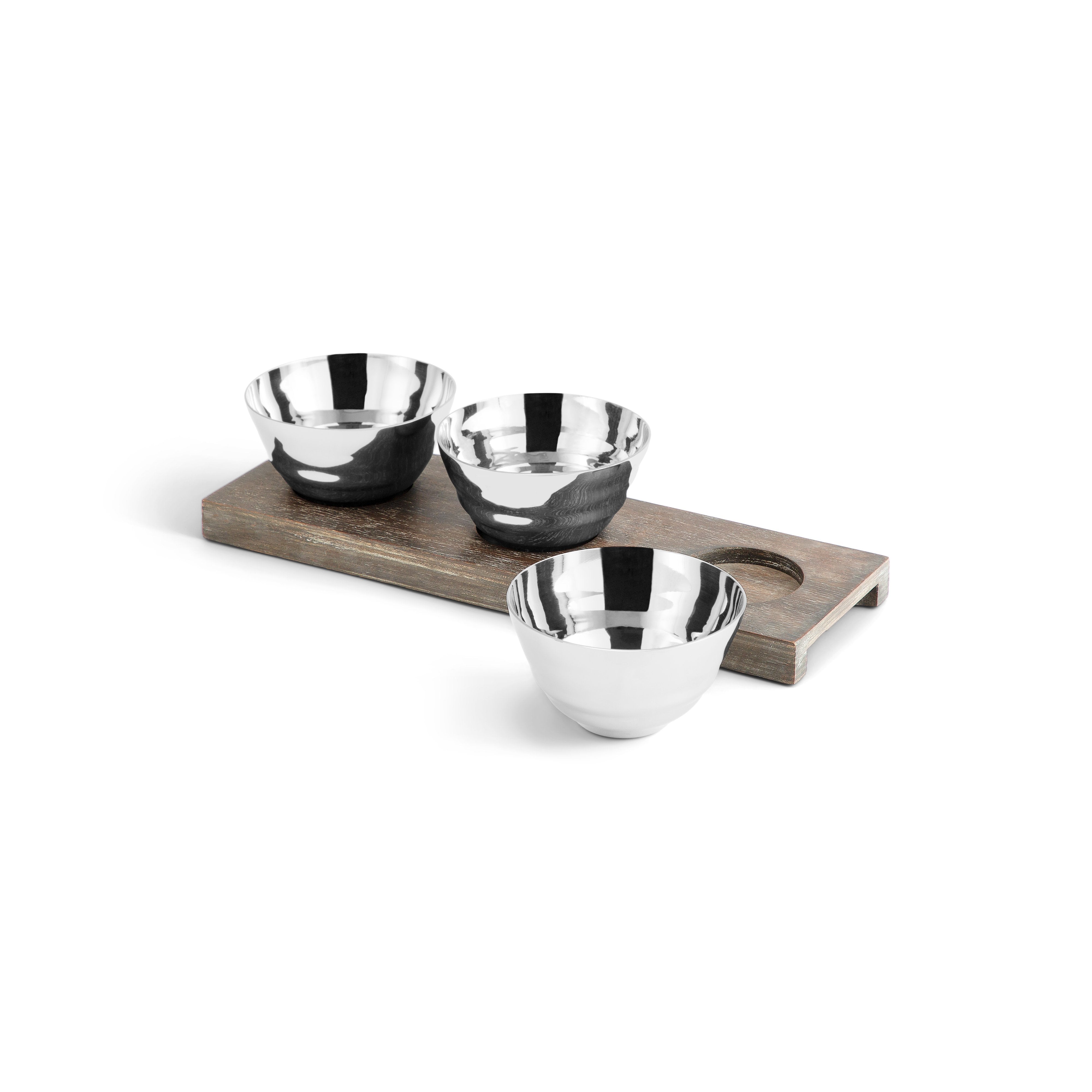 Michael Aram Ripple Effect Triple Bowl Set