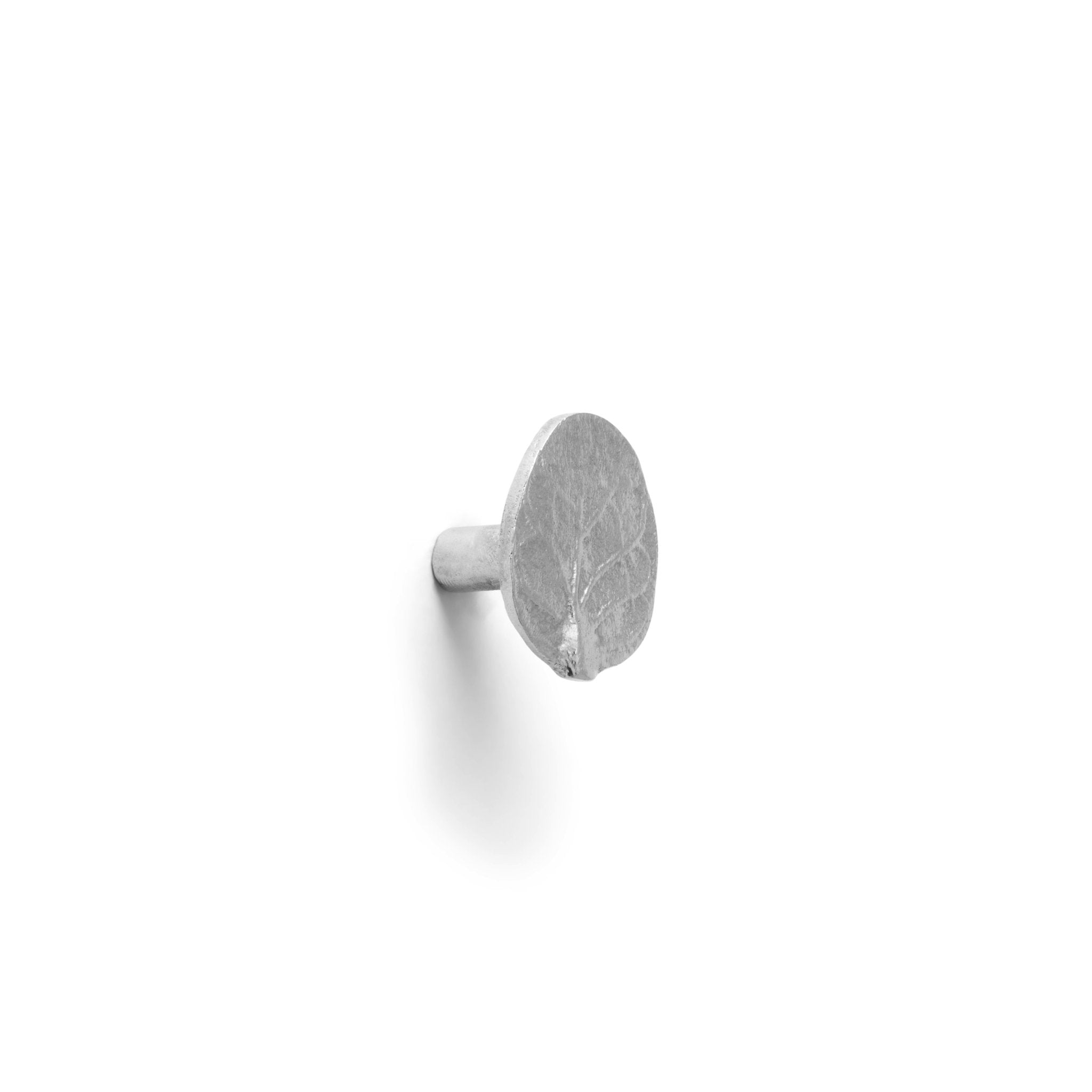 Michael Aram Silver-Tone Botanical Leaf Knob Small