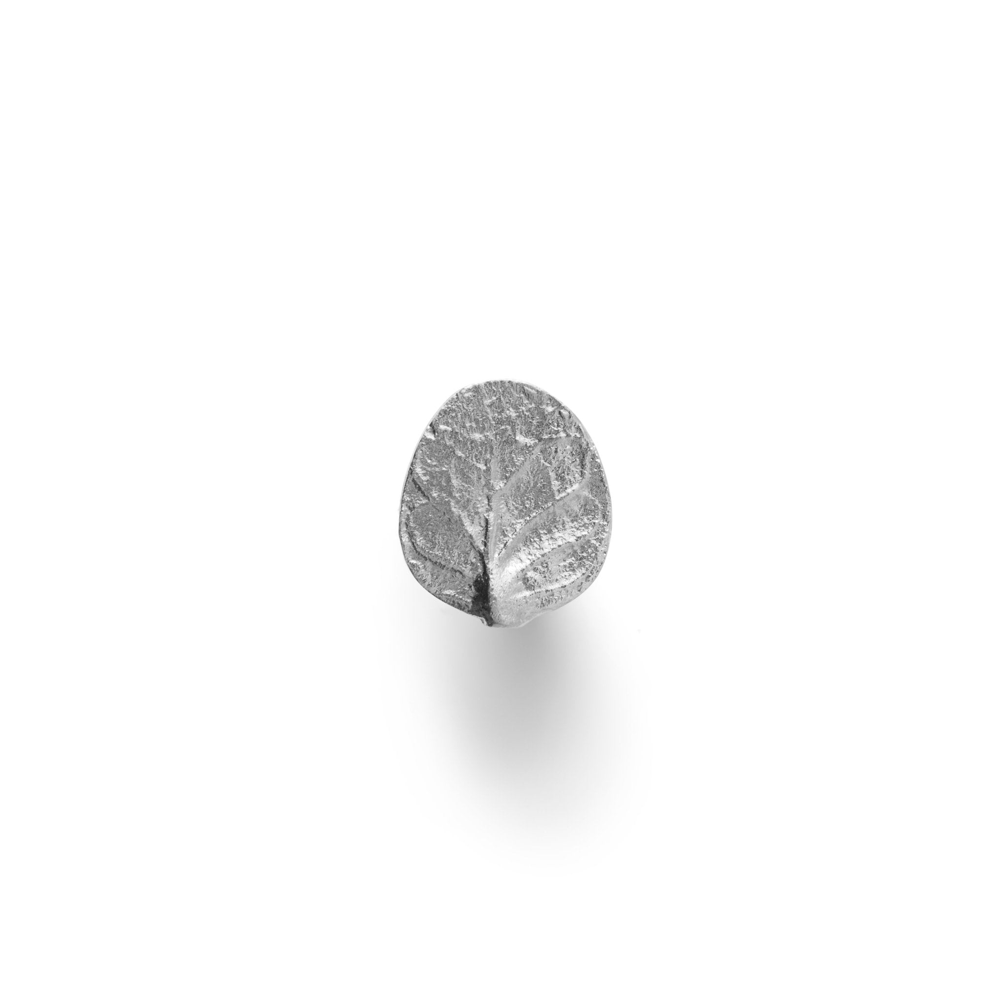 Michael Aram Silver-Tone Botanical Leaf Knob Small