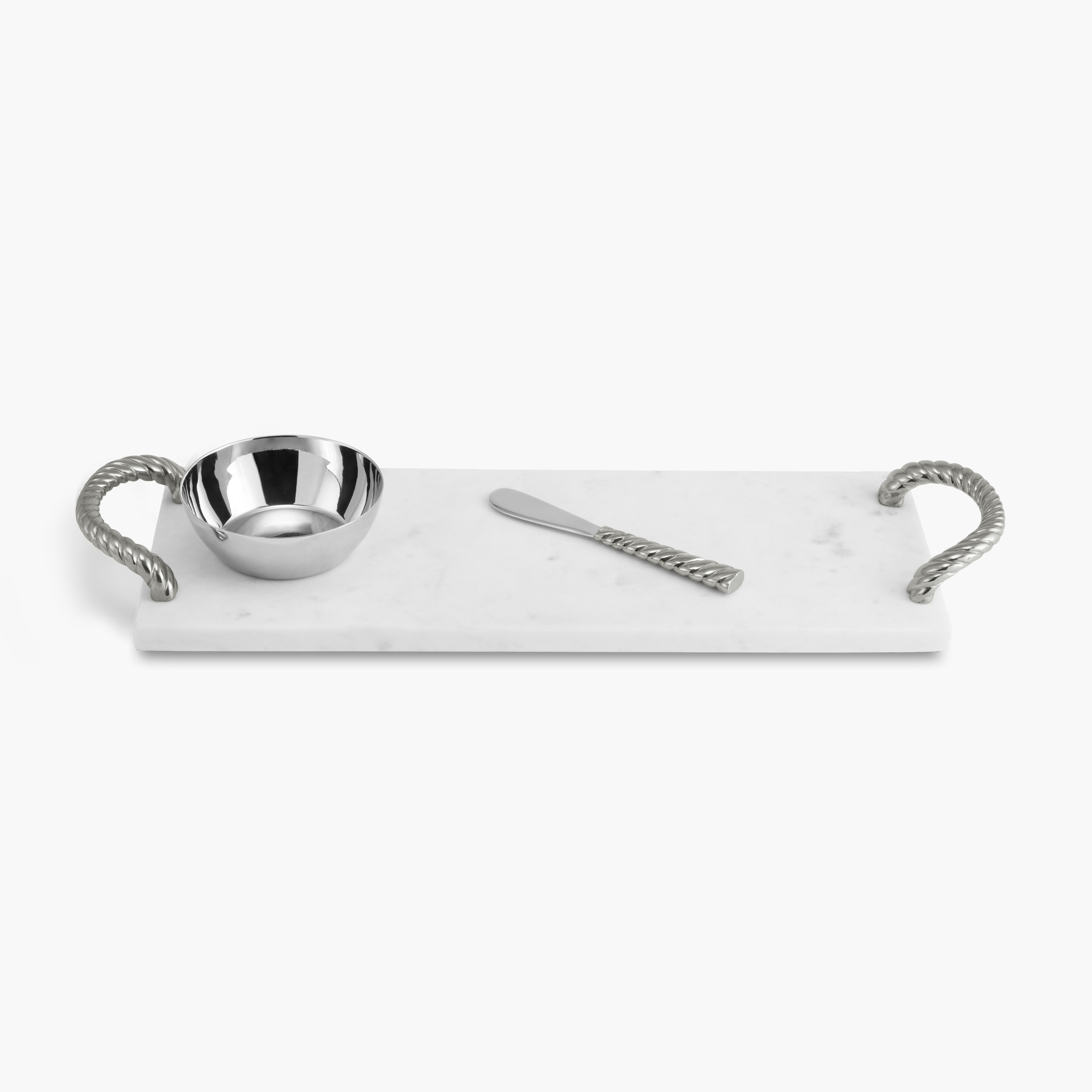 Michael Aram Twist Hors D'oeuvre Board w/ Knife