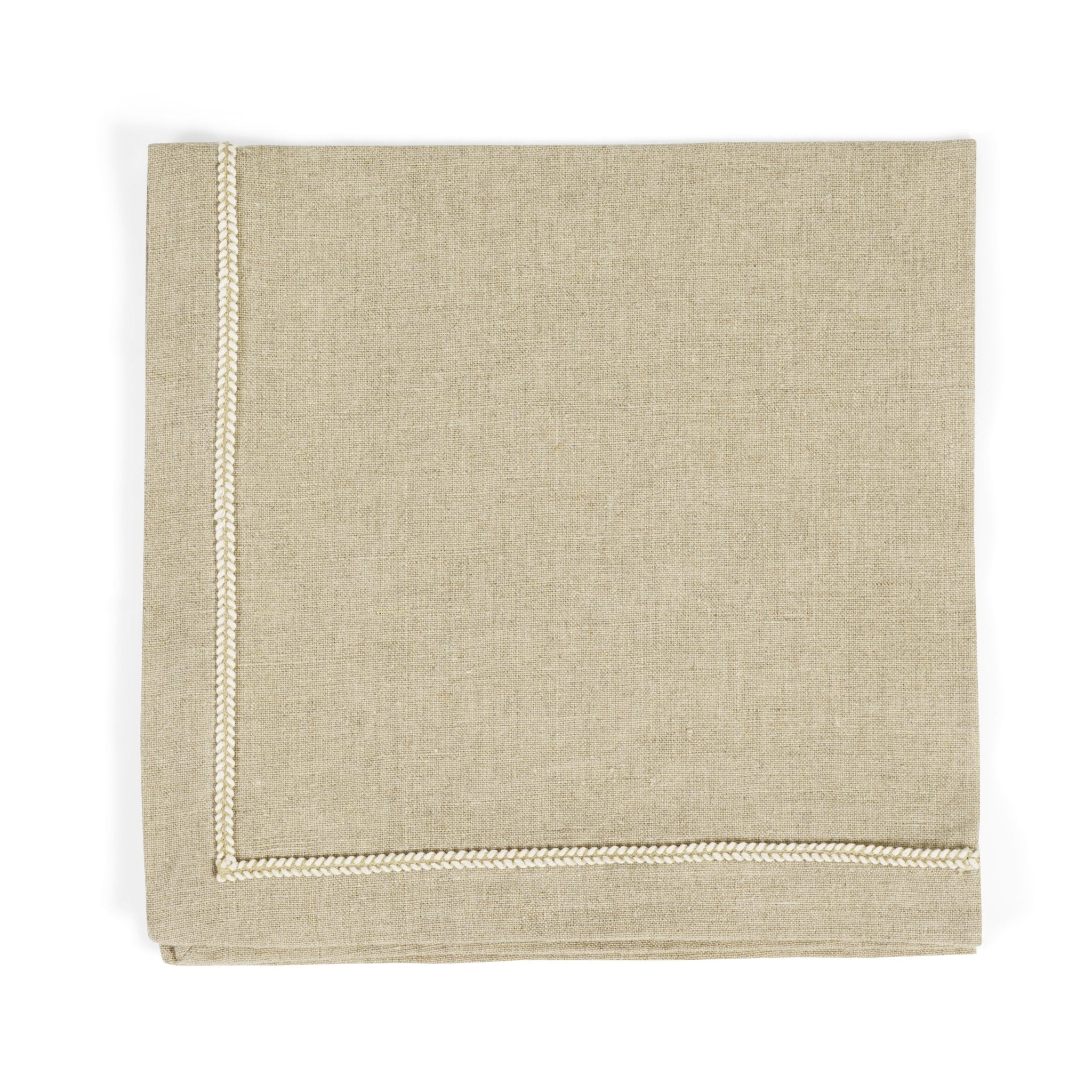 Michael Aram Twist Trim Dinner Napkin Natural