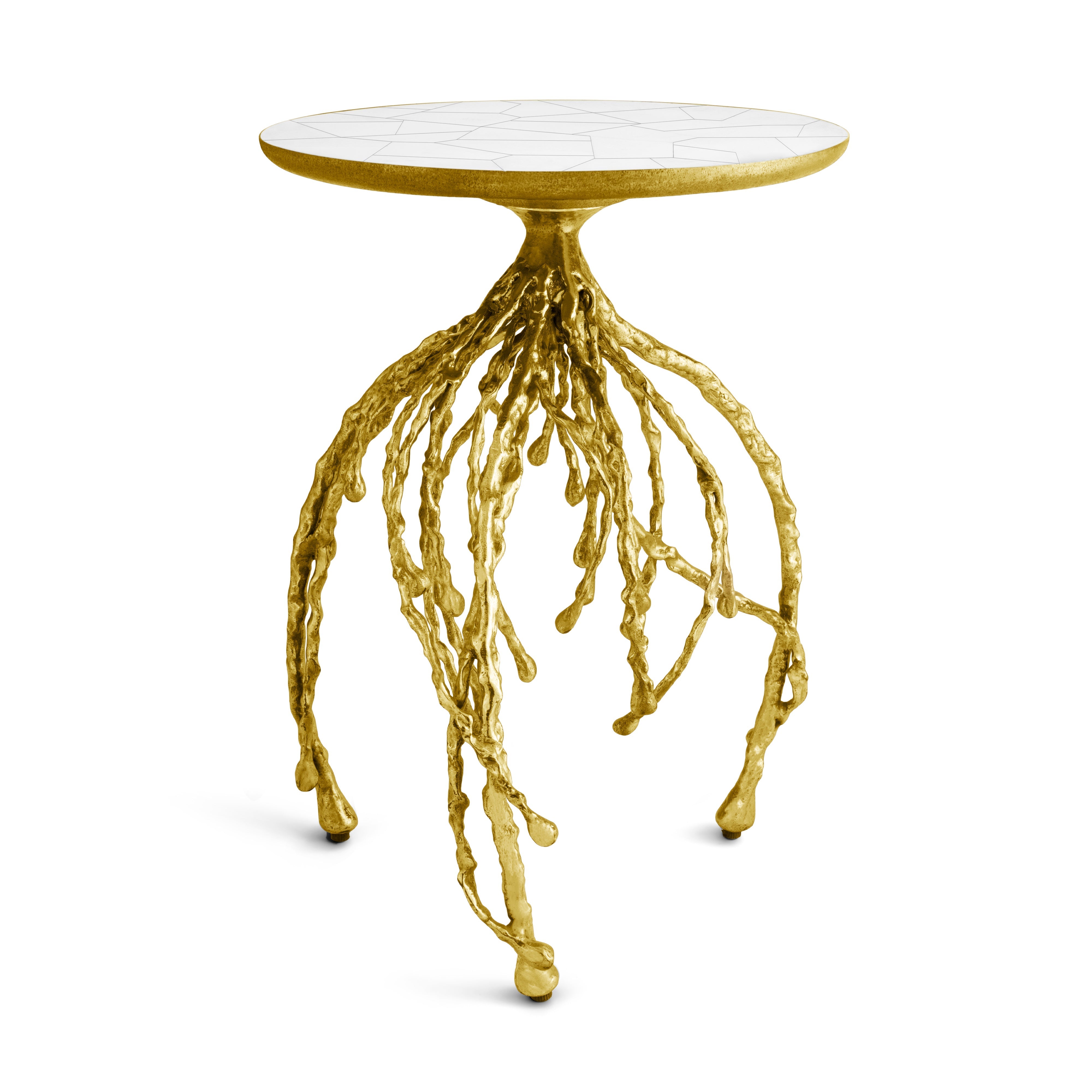 Michael Aram Water Hyacinth Accent Table