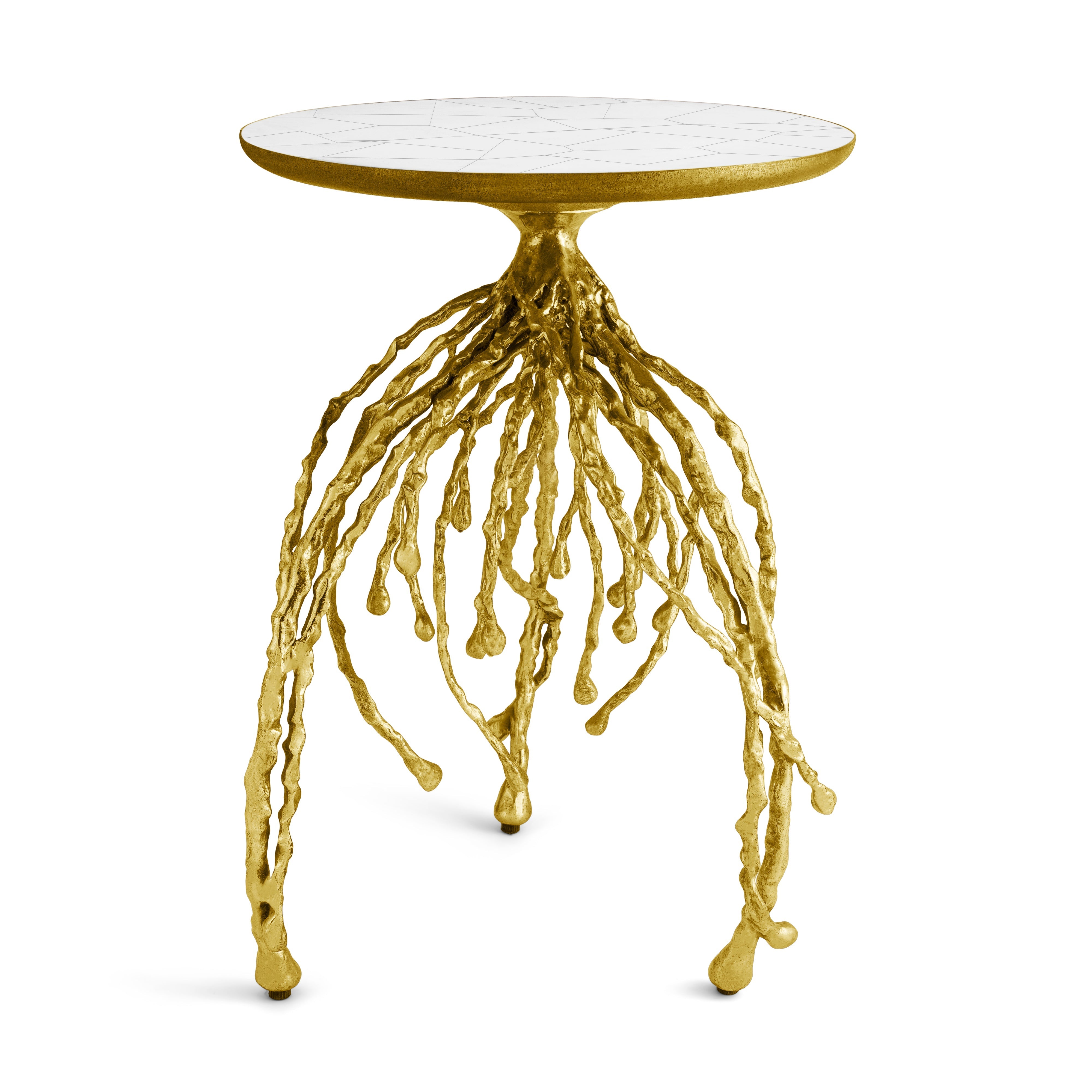 Michael Aram Water Hyacinth Accent Table