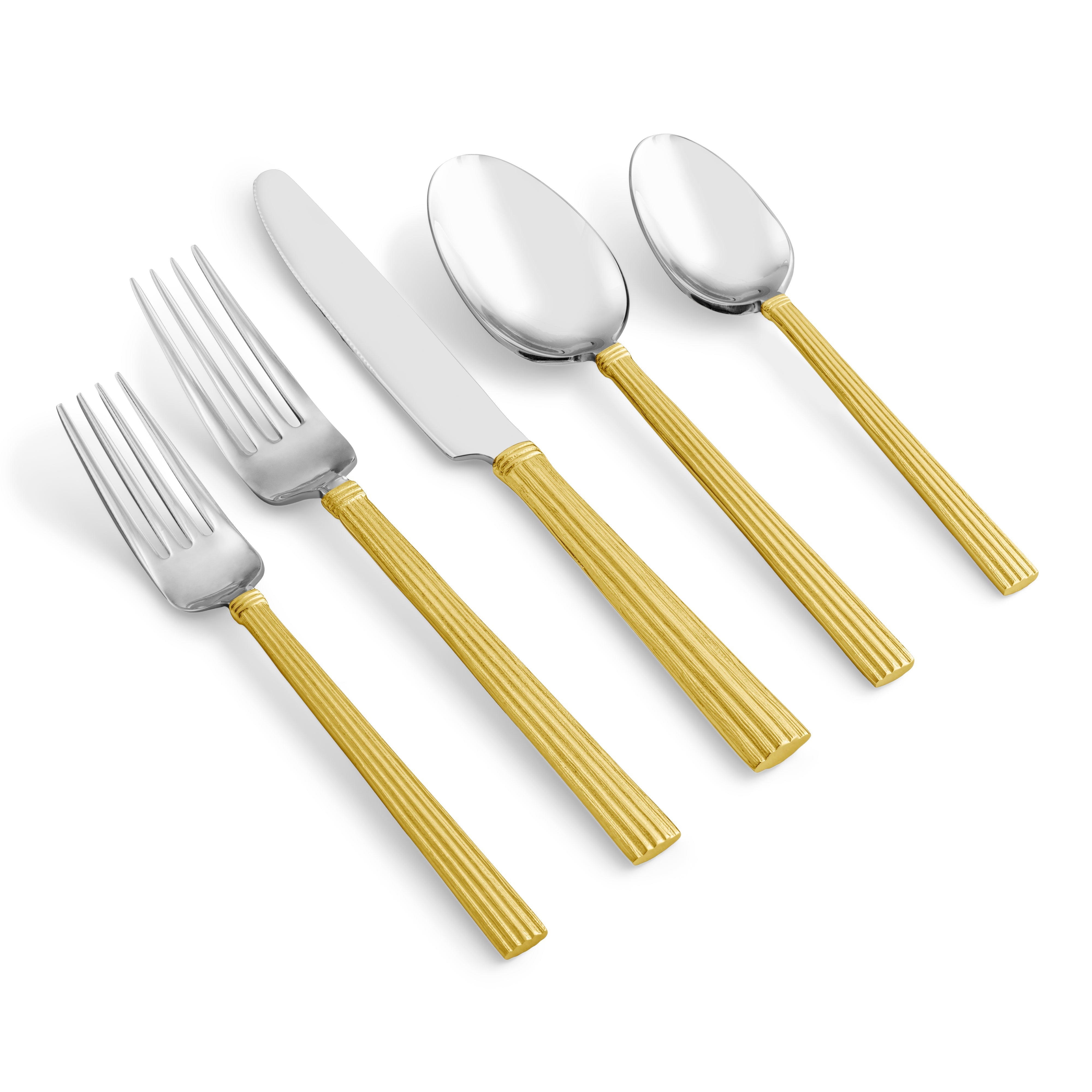 Michael Aram Wheat Gold 5-Piece Flatware Set