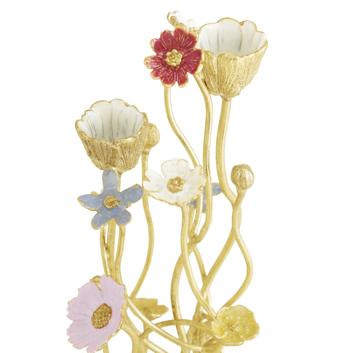 Michael Aram Wildflowers Candleholders S/2