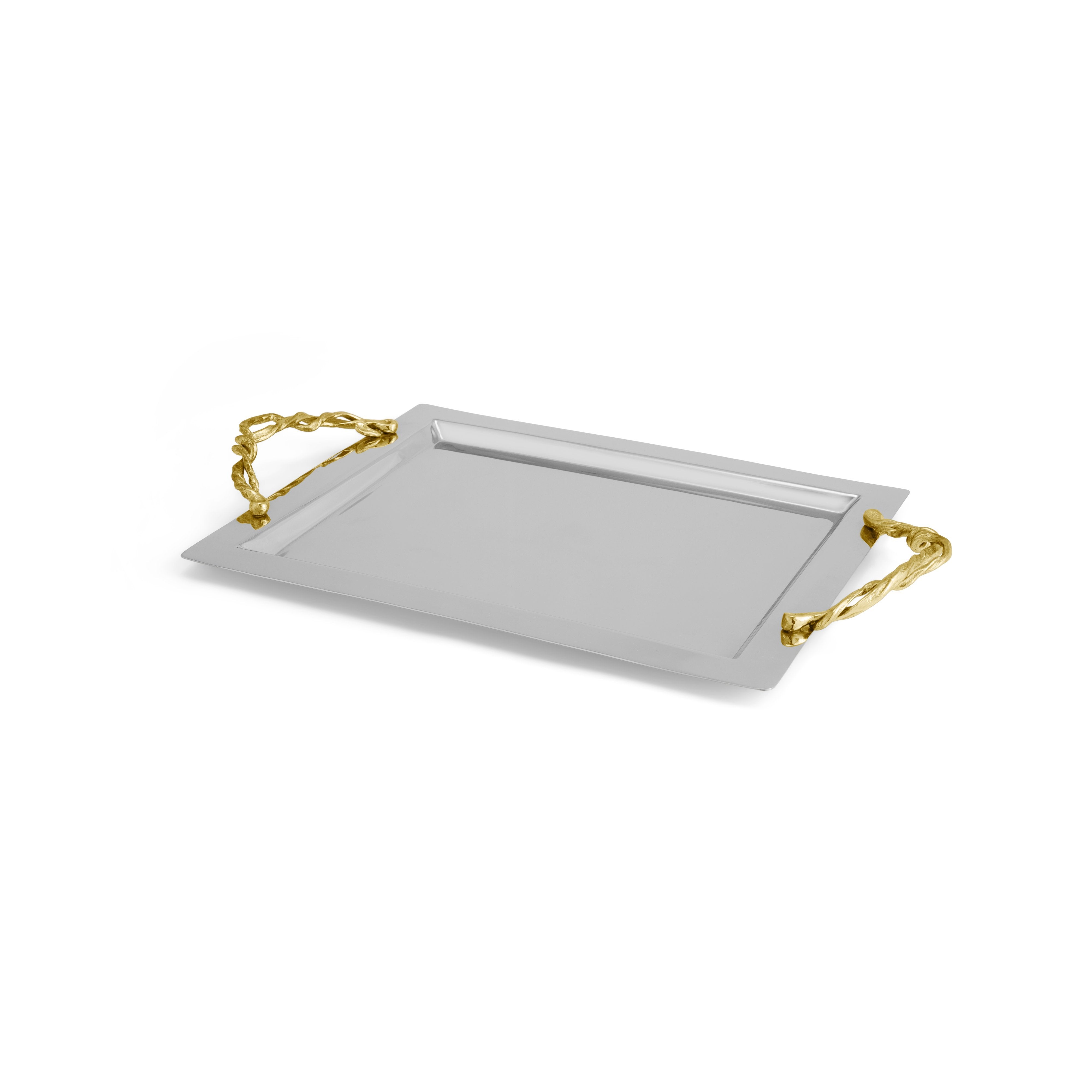 Michael Aram Wisteria Gold Serving Tray